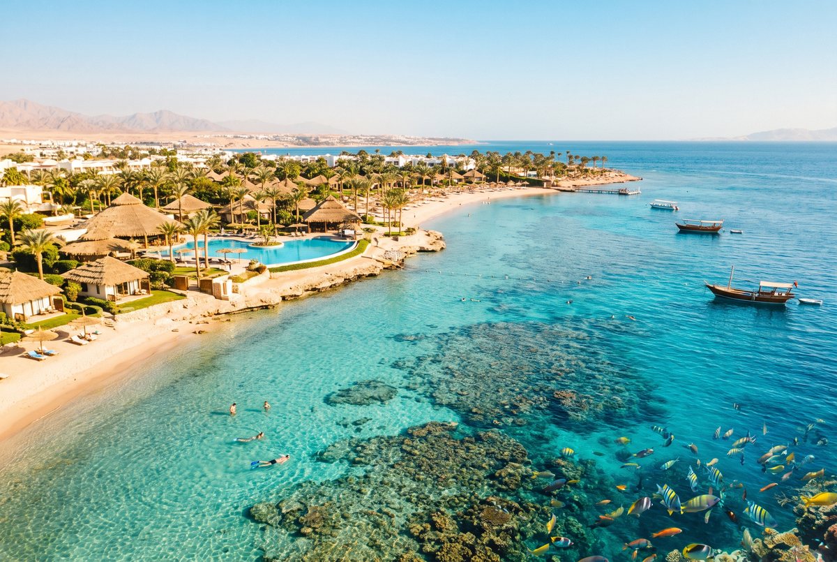 Mar Rojo y arrecifes en Sharm el Sheikh
