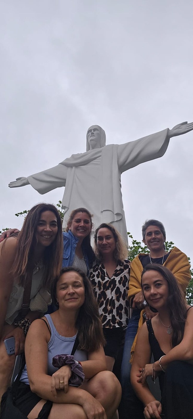 Compañeras del Instituto Inglés en Río